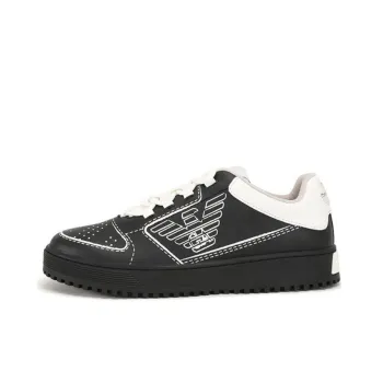 EMPORIO ARMANI Low Top Skateboard Shoes Men's Black