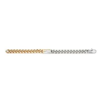 FENDI Brass Bracelets Men's Gold/Silver