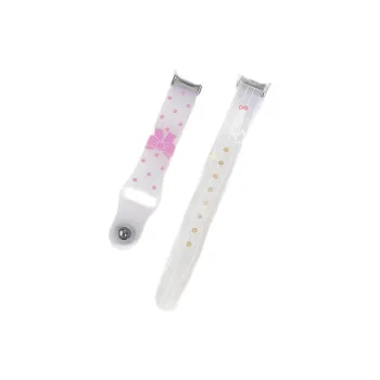CHENSONG Watch Bands Semi Transparent Print Creative Silicone Instagram Style Unisex