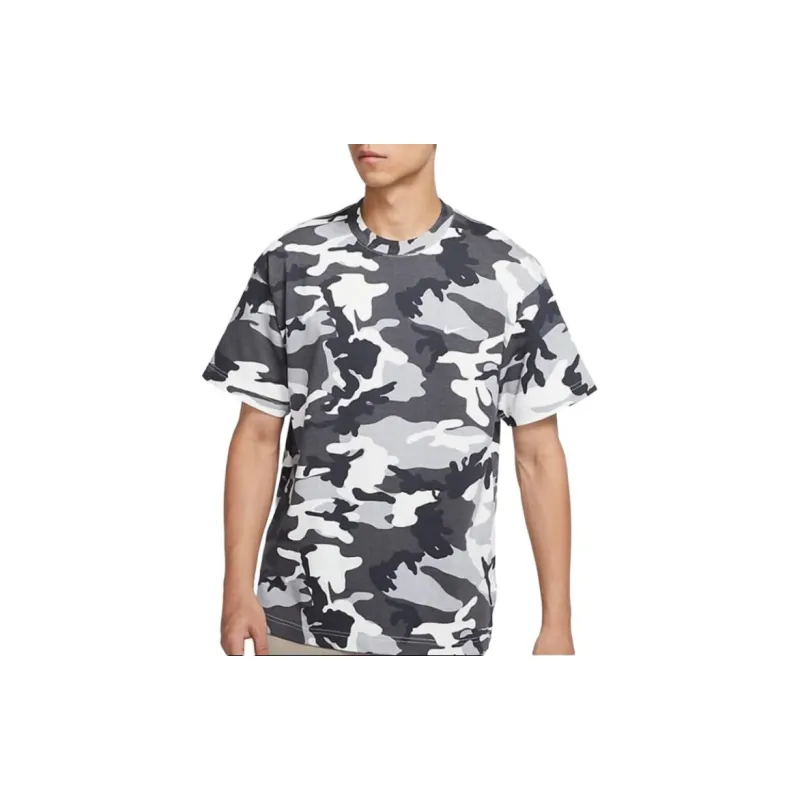 Nike T Shirts Men Light Gray-2