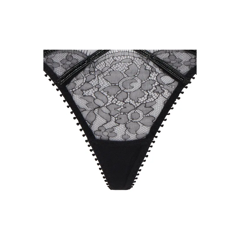 Agent Provocateur Foxie Strappy Floral lace Thong-3