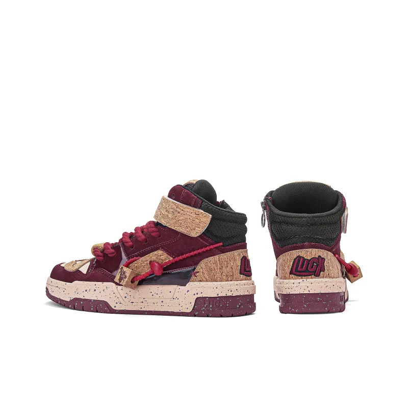 LUCX Lucky Shoes Full-Coverage Warm Anti-Slip And Wear-Resistant Height Increasing Skateboard Shoes Unisex-2