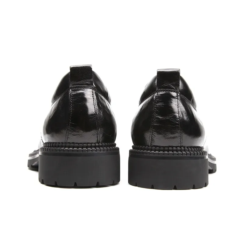 Satchi Dress Shoes Men Low Top Black-4