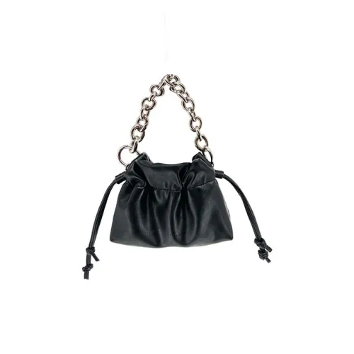 MUYSO Eco Friendly Recycled Leather Handbag Shoulder Bag Regular Women's Black