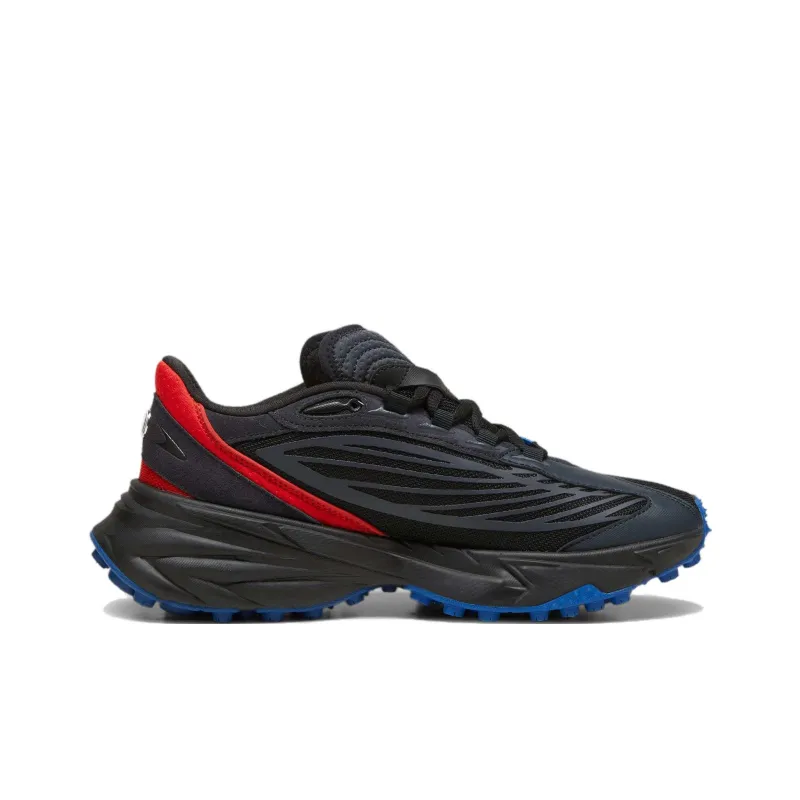 PUMA BMW M Motorsport Anti Slip Wear Resistant Low Top Running Shoes Men's Black Blue Red-1