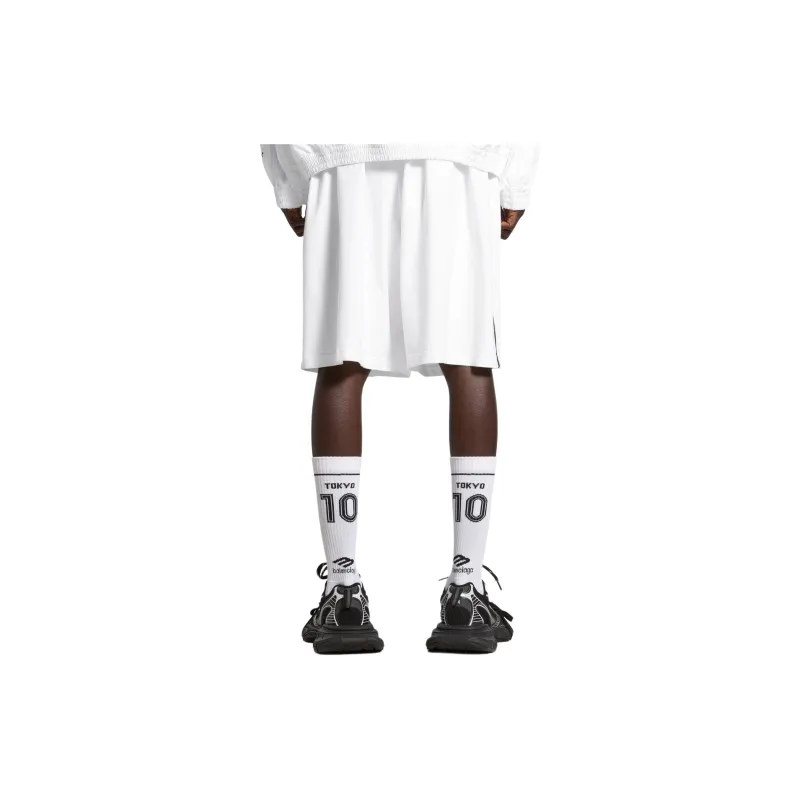 Balenciaga Knee-High Socks Regular Fit Men's 1 Pack White-2