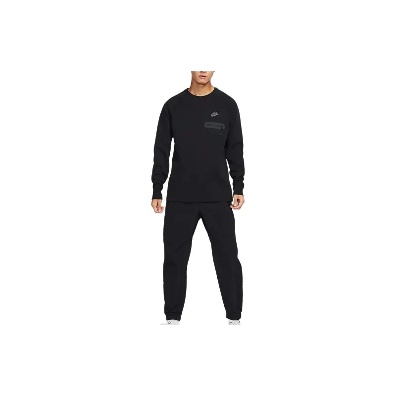 Nike TECH Casual Pants Men's Black-4
