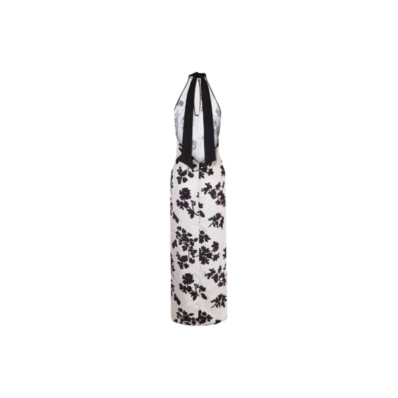 AMLUL Sleeveless Dress Women's White-1