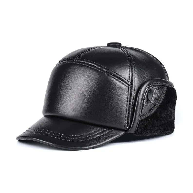 BANDICOOT Sheepskin Baseball Caps Men's-0