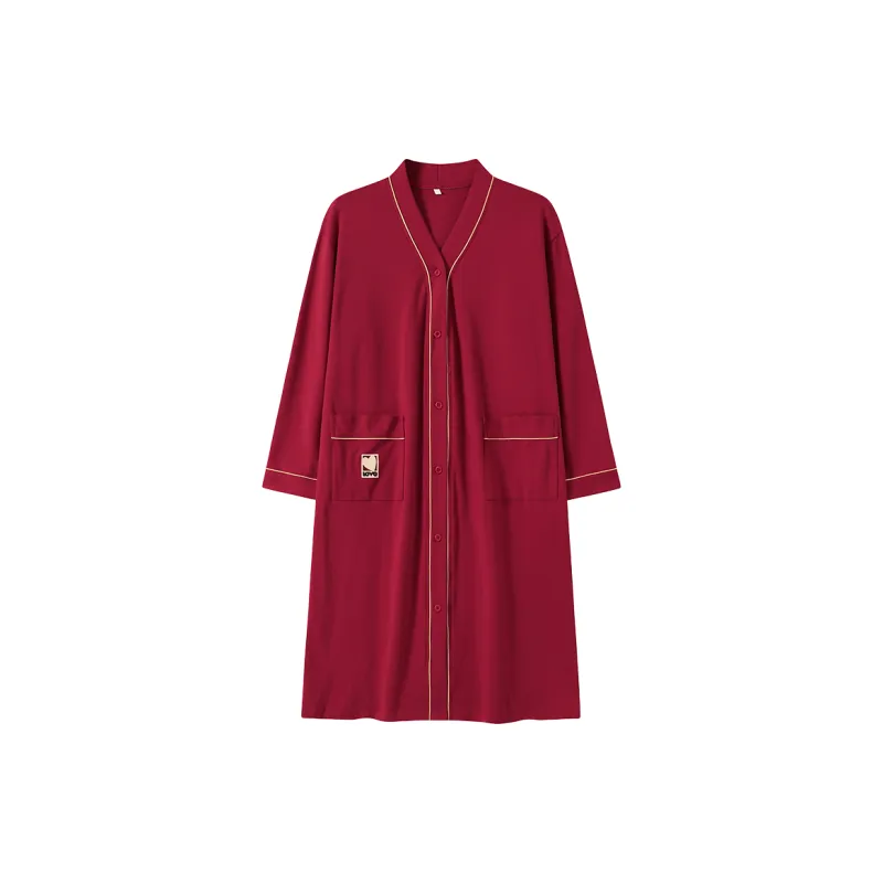 MADALLO Women's Bath Robes-3