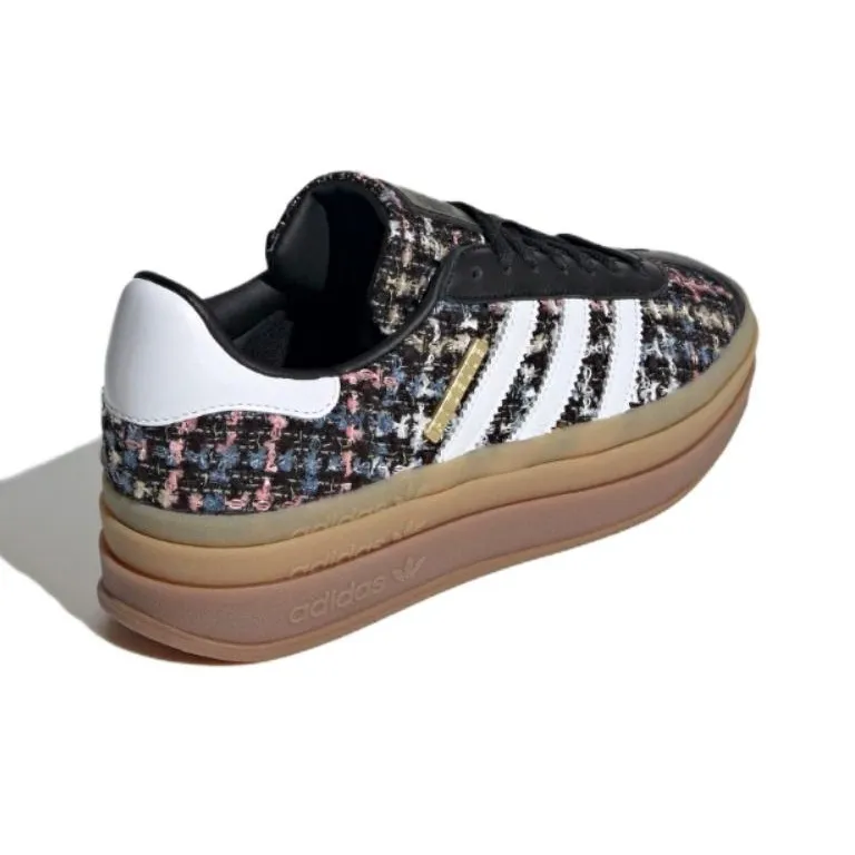 Adidas Originals GAZELLE Anti Slip Wear Resistant Low Top Skateboard Shoes Unisex Black White-2