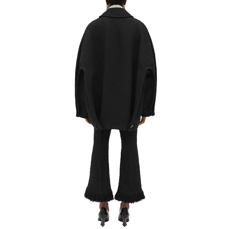 Bottega Veneta FW24 Coat Women's Black-1