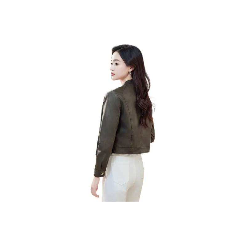 Fele.d Leather Jackets Women's-1