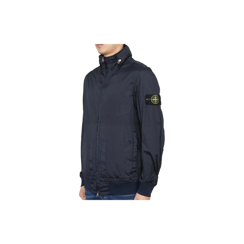 STONE ISLAND Compass logo Zip up Windbreaker-4