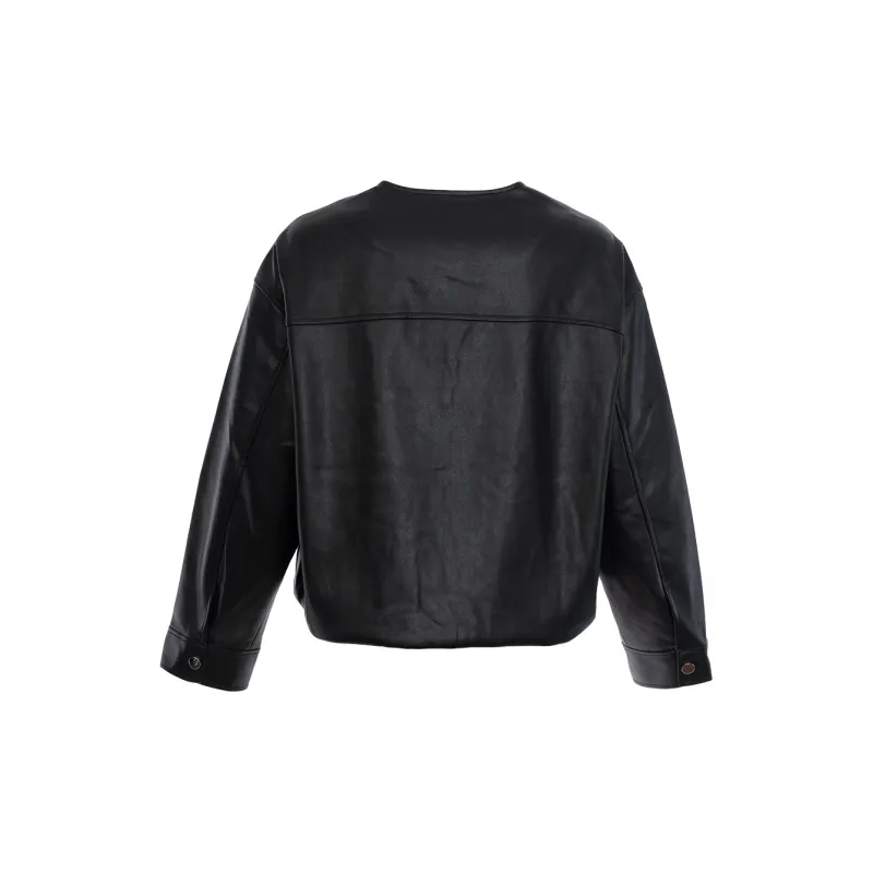JESSYLINE Cropped Coat Women's Black-1