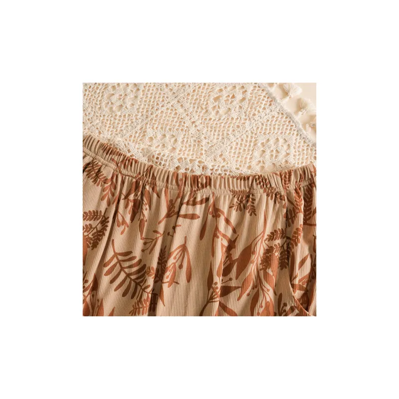 Dorame Pajama Pants Women's Khaki-2