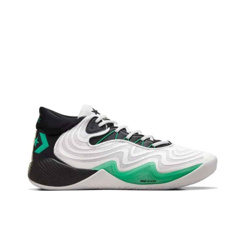 Converse All Star Bb Shift White Black Apex Green-1