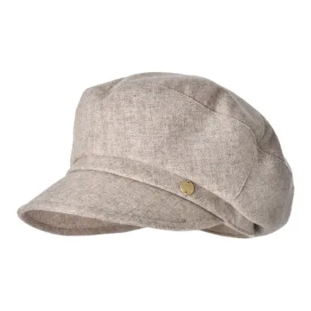 KENMONT Sheep Wool Berets Women's Hepburn Black/Vintage Beige/Milk Tea Brown