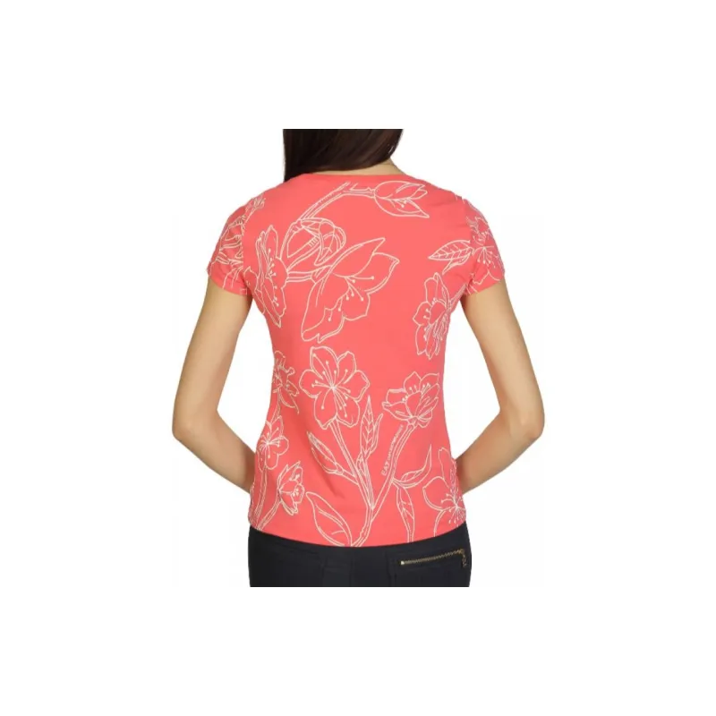EMPORIO ARMANI EA7 T Shirt Women's Pink-1