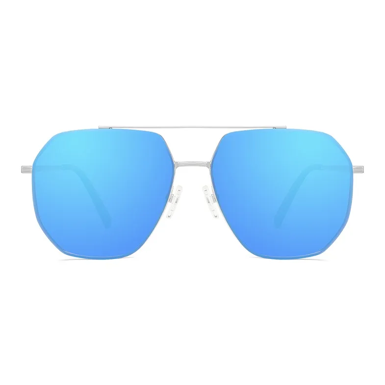 Morakot Titanium Alloy Aviator Sunglasses Men's-3