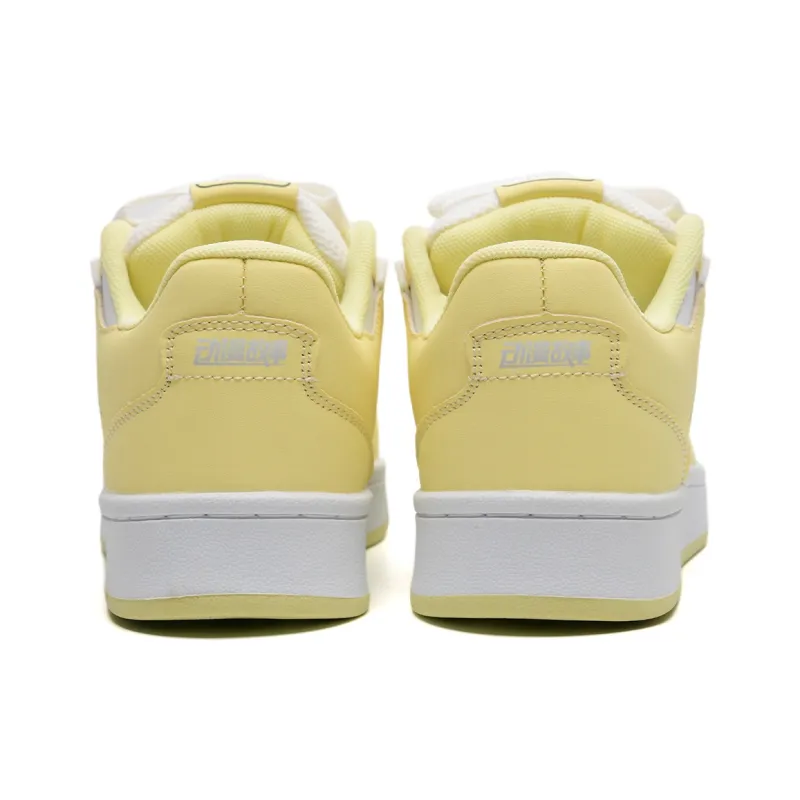 Anime Story Slip Resistant, Abrasion Resistant, Lightweight Low Top Skateboard Shoes Unisex Custard-4