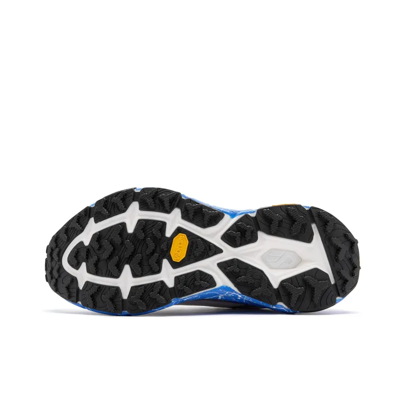 QIAODAN Mountain God 2.0   Strong Wind Blows Running Shoes Men Low Top Dazzling Blue Gray Silver-4