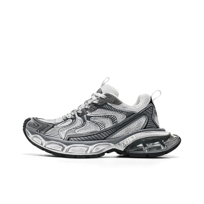 BASLS Fashion Casual Shoes Ankerle Breathable Height Increase Low Top Chunky Sneakers Unisex-28