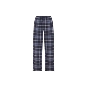 SKIMS FLANNEL SLEEP STRAIGHT LEG PANT Pajama Pants Women's CONCORD PLAID/Xihe Purple Plaid