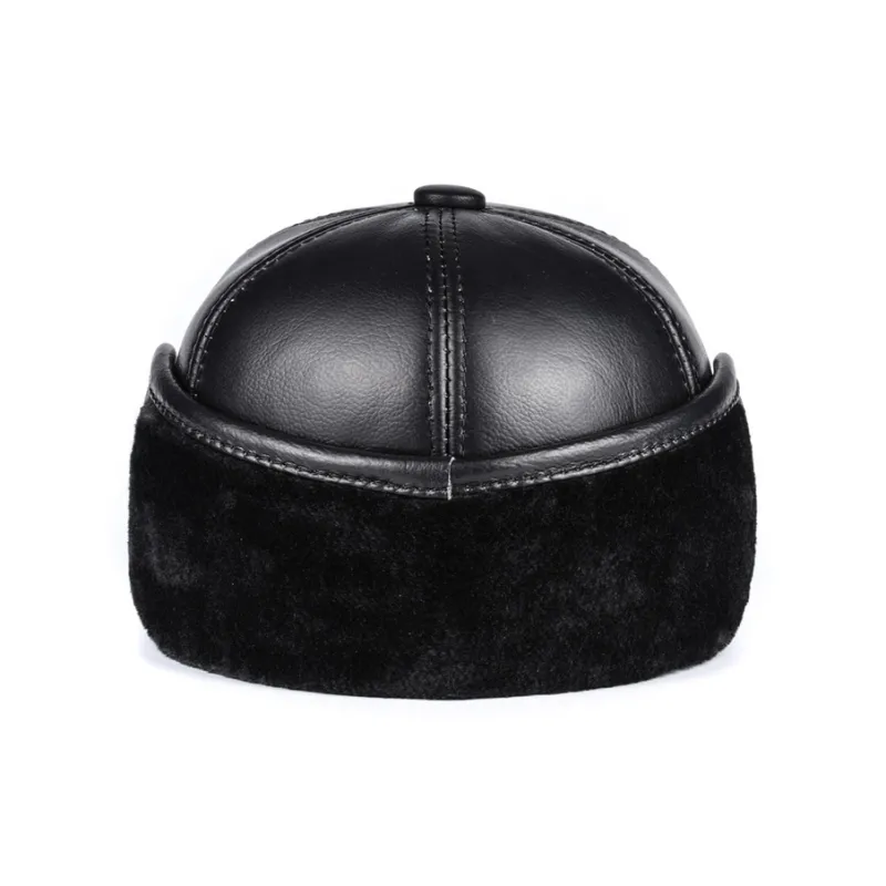 BANDICOOT Sheepskin Baseball Caps Men's-3