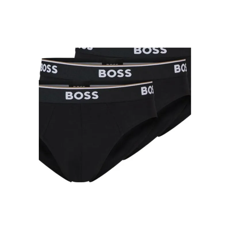Boss Logo waistband Briefs Set Of 3-3