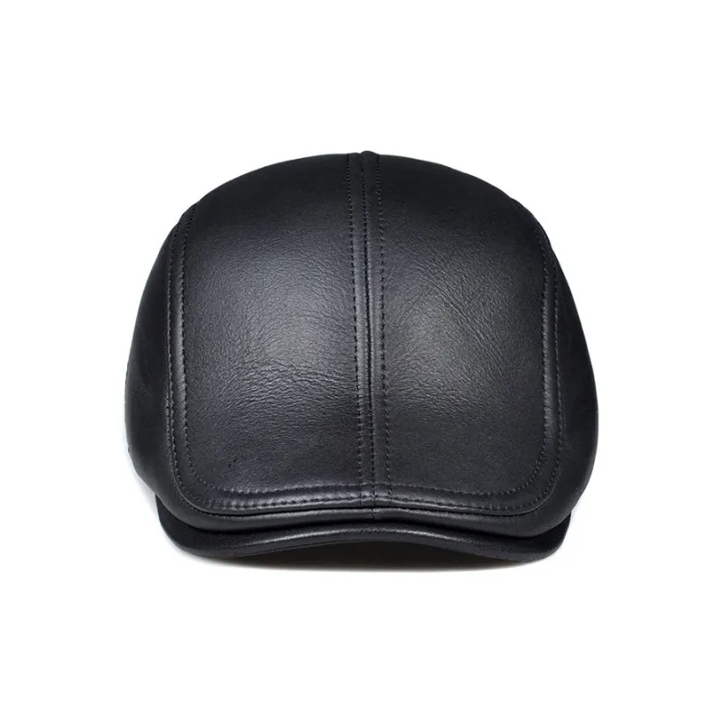 BANDICOOT Sheepskin Leather Baseball Caps Men's-1