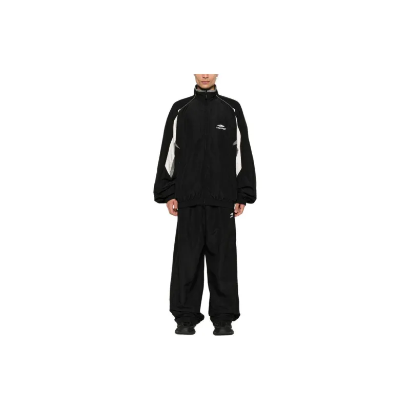 Balenciaga Knitted Sweatpants Men Black-2