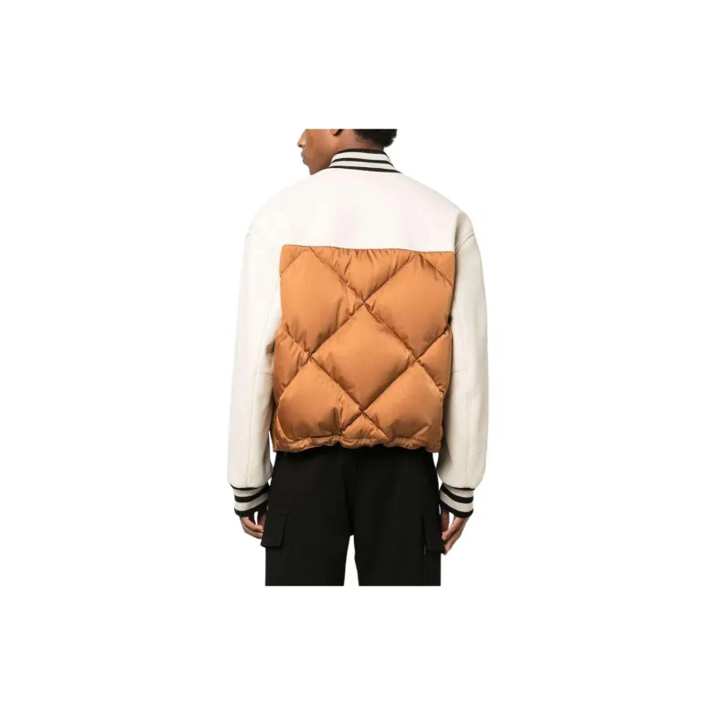 VERSACE FW22 Baseball Jacket Men's Beige-4