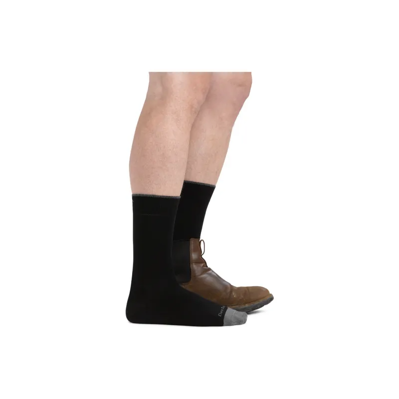 DARN TOUGH Solid Crew Lightweight Lifestyle Sock Mid-Calf Socks Men's 1 Pack-3