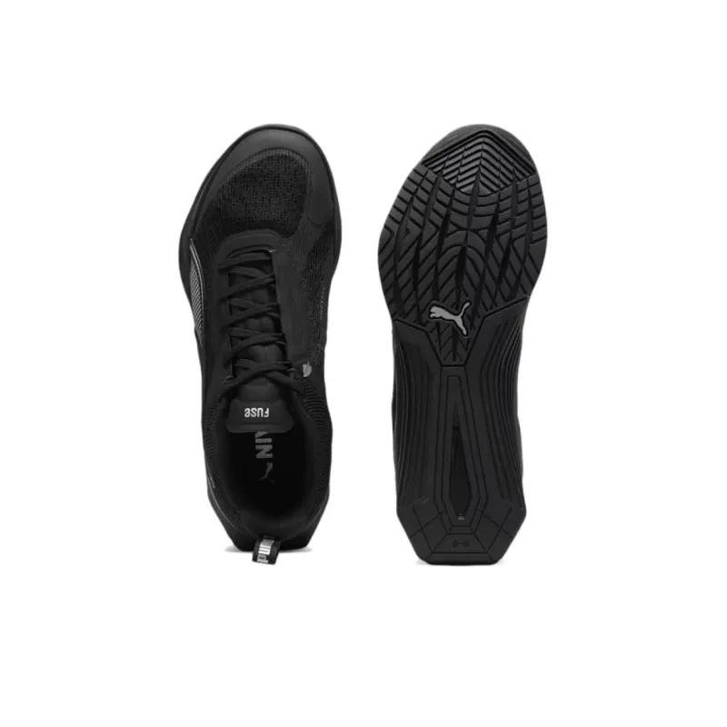 PUMA Fuse 3.0 Anti Slip Wear Resistant Low Top Training Shoes Men's Black-3