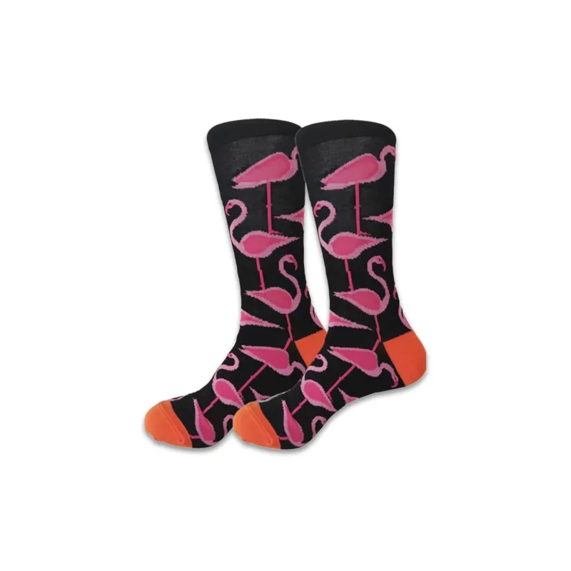 Flowers In Water Mid Calf Socks Men's 4 Pack-3