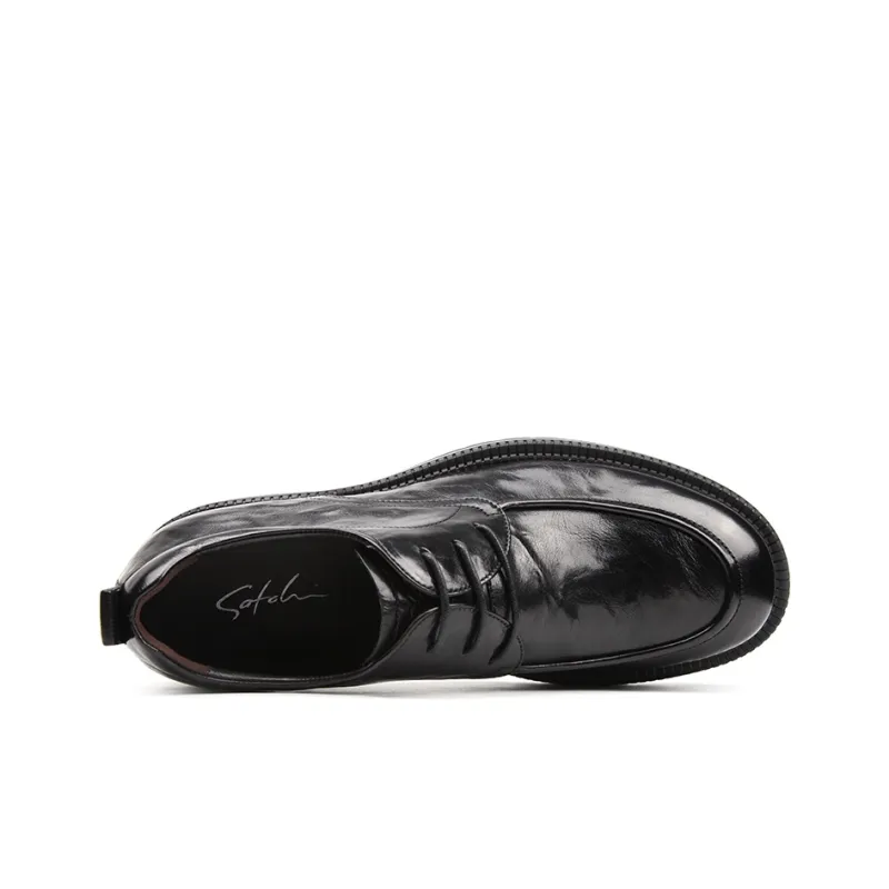 Satchi Dress Shoes Men Low Top Black-3