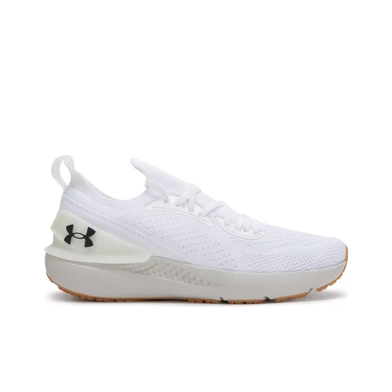 Under Armour Shift Anti Slip Wear Resistant Low Top Running Shoes Men's White-1