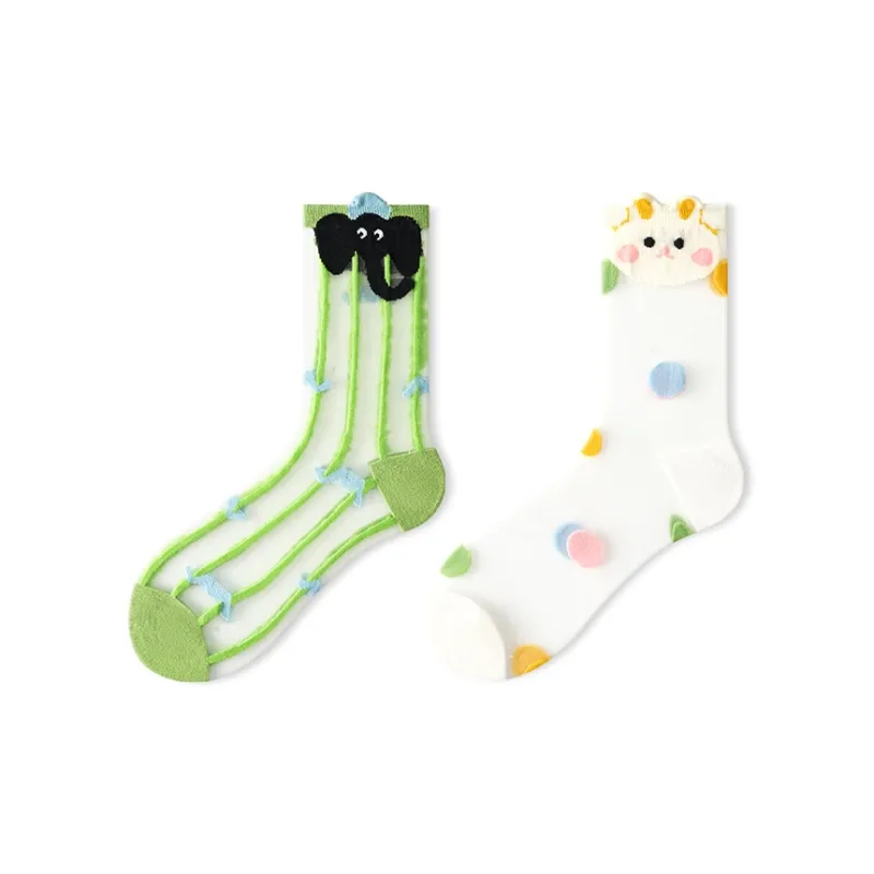 Primeet Mid Calf Socks Women's 5 Pack-2