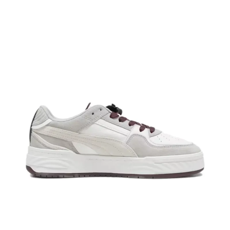 PUMA Mercedes AMG Petronas F1® Anti Slip Wear Resistant Low Top Skateboard Shoes Unisex Gray-1