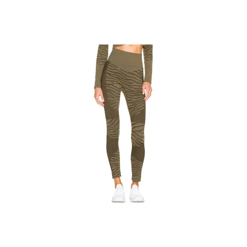 Adidas Stella McCartney Collaboration Leggings Women's Green Brown