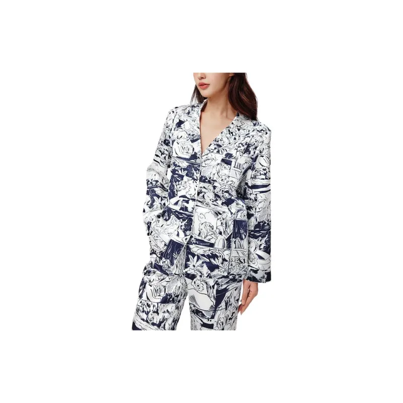 SILKY MIRACLE SS24 Pajama Set Women's Multicolor-4