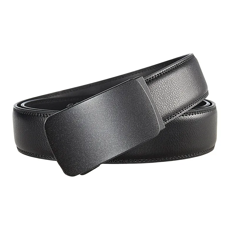 Yalu Preferred Cow Split Leather Belts Men's 3.5CM-1