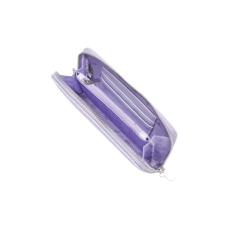 Disney Polyurethane Wallet Regular Women's Purple-3
