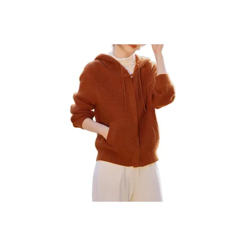 Mo Han Yi Mei Knitwear Women's Coffee