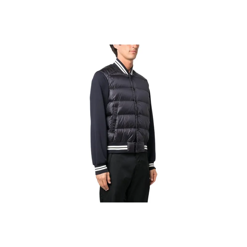 Moncler Contrasted Padded Varsity Jacket-3