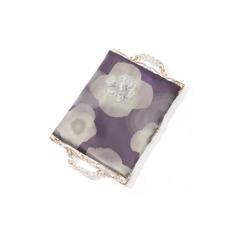 Shanghai Story 100% Mulberry Silk Silk Scarves Women's Crape Myrtle Snow Pride Gift Box Set-13