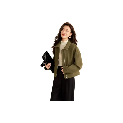 Mo Han Yi Mei Jackets Women's Pickle Green