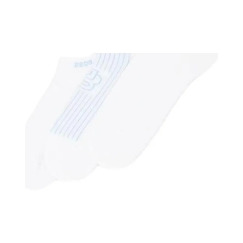 HUGO BOSS SS24 Ankle Socks Men's 3 Pack White-1