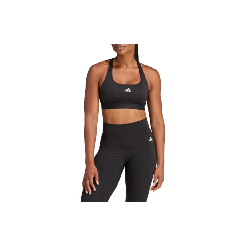 Adidas Free Shipping With AdiClub Powerreact Training Medium Support Bra-3